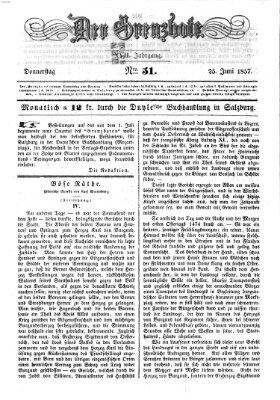 Der Grenzbote Donnerstag 25. Juni 1857