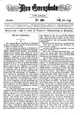 Der Grenzbote Sonntag 19. Juli 1857