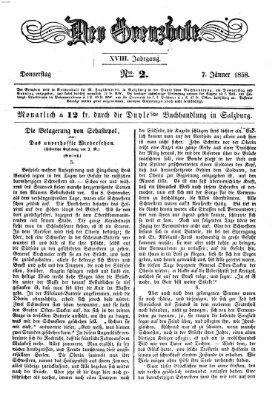 Der Grenzbote Donnerstag 7. Januar 1858