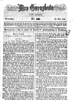 Der Grenzbote Donnerstag 20. Mai 1858