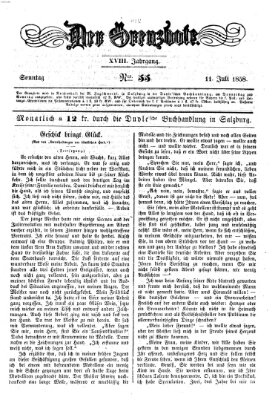 Der Grenzbote Sonntag 11. Juli 1858