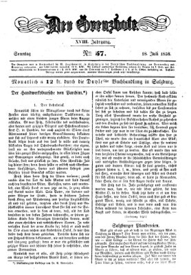 Der Grenzbote Sonntag 18. Juli 1858