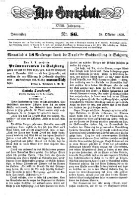 Der Grenzbote Donnerstag 28. Oktober 1858