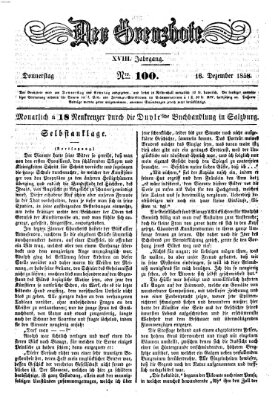 Der Grenzbote Donnerstag 16. Dezember 1858