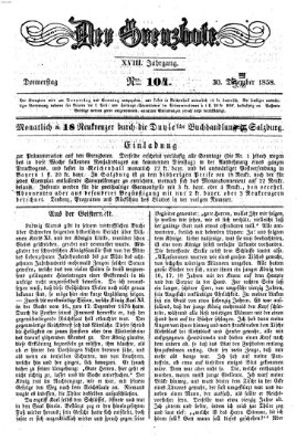 Der Grenzbote Donnerstag 30. Dezember 1858