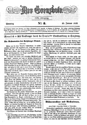 Der Grenzbote Sonntag 16. Januar 1859