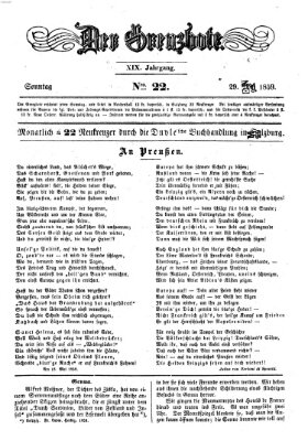 Der Grenzbote Sonntag 29. Mai 1859