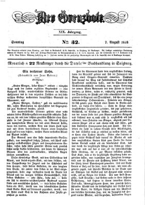 Der Grenzbote Sonntag 7. August 1859