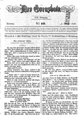 Der Grenzbote Sonntag 2. Oktober 1859