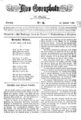 Der Grenzbote Sonntag 15. Januar 1860