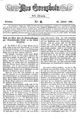 Der Grenzbote Sonntag 20. Januar 1861