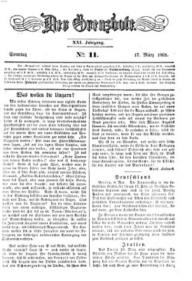 Der Grenzbote Sonntag 17. März 1861