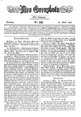 Der Grenzbote Sonntag 14. April 1861