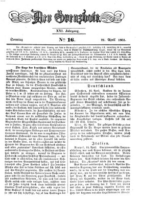 Der Grenzbote Sonntag 21. April 1861