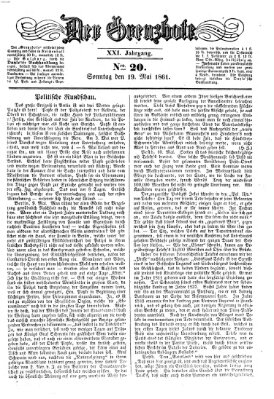 Der Grenzbote Sonntag 19. Mai 1861