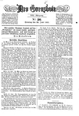 Der Grenzbote Sonntag 30. Juni 1861