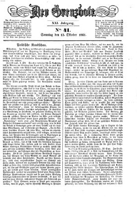 Der Grenzbote Sonntag 13. Oktober 1861