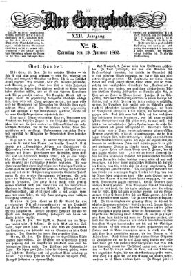 Der Grenzbote Sonntag 19. Januar 1862