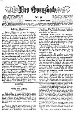 Der Grenzbote Sonntag 19. Januar 1868