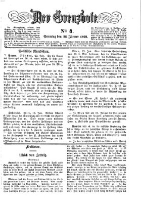 Der Grenzbote Sonntag 26. Januar 1868