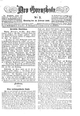 Der Grenzbote Sonntag 16. Februar 1868