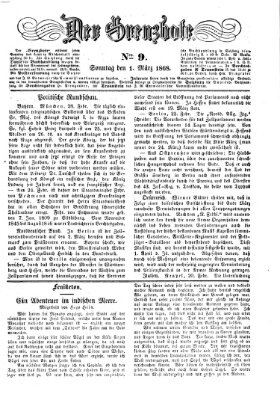 Der Grenzbote Sonntag 1. März 1868