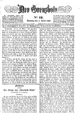 Der Grenzbote Sonntag 5. April 1868