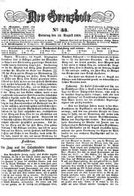 Der Grenzbote Sonntag 16. August 1868