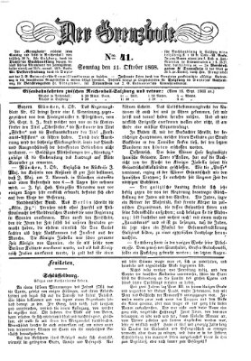 Der Grenzbote Sonntag 11. Oktober 1868