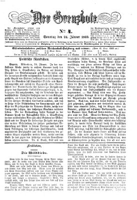 Der Grenzbote Sonntag 24. Januar 1869