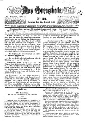 Der Grenzbote Sonntag 22. August 1869