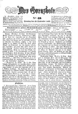 Der Grenzbote Sonntag 19. September 1869