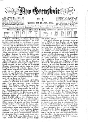 Der Grenzbote Sonntag 23. Januar 1870