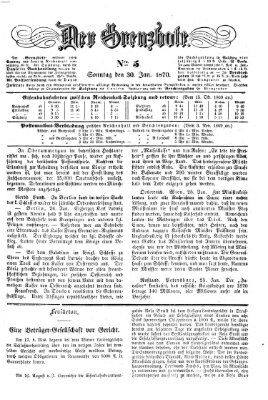 Der Grenzbote Sonntag 30. Januar 1870