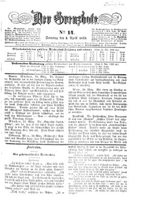 Der Grenzbote Sonntag 3. April 1870