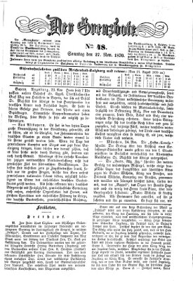 Der Grenzbote Sonntag 27. November 1870