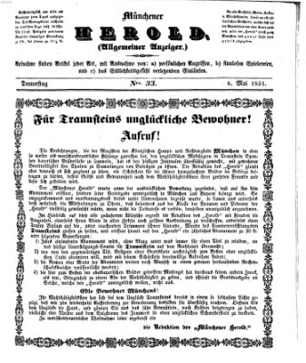 Münchener Herold Donnerstag 8. Mai 1851