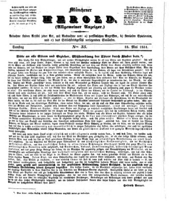 Münchener Herold Samstag 10. Mai 1851