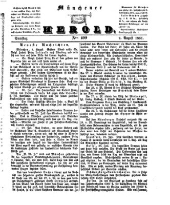 Münchener Herold Samstag 2. August 1851