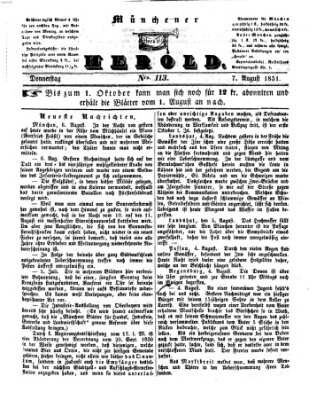 Münchener Herold Donnerstag 7. August 1851