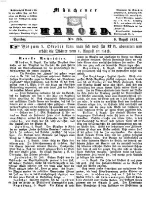 Münchener Herold Samstag 9. August 1851