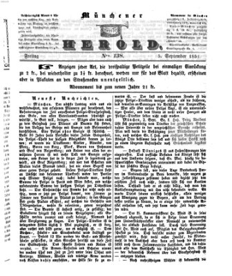 Münchener Herold Freitag 5. September 1851