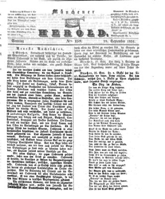 Münchener Herold Sonntag 28. September 1851