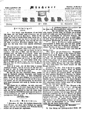 Münchener Herold Freitag 28. November 1851