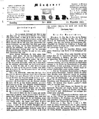 Münchener Herold Samstag 13. Dezember 1851