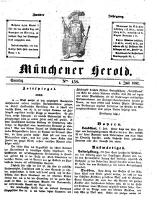 Münchener Herold Sonntag 4. Juli 1852