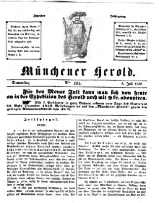 Münchener Herold Donnerstag 8. Juli 1852