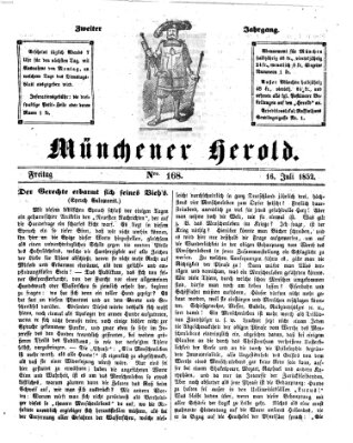 Münchener Herold Freitag 16. Juli 1852