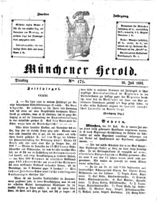 Münchener Herold Dienstag 20. Juli 1852