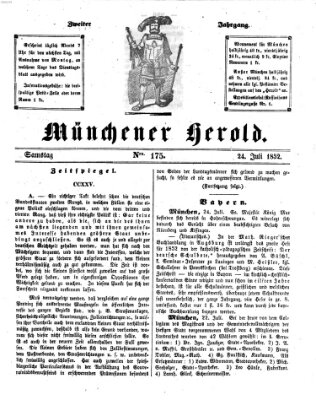 Münchener Herold Samstag 24. Juli 1852